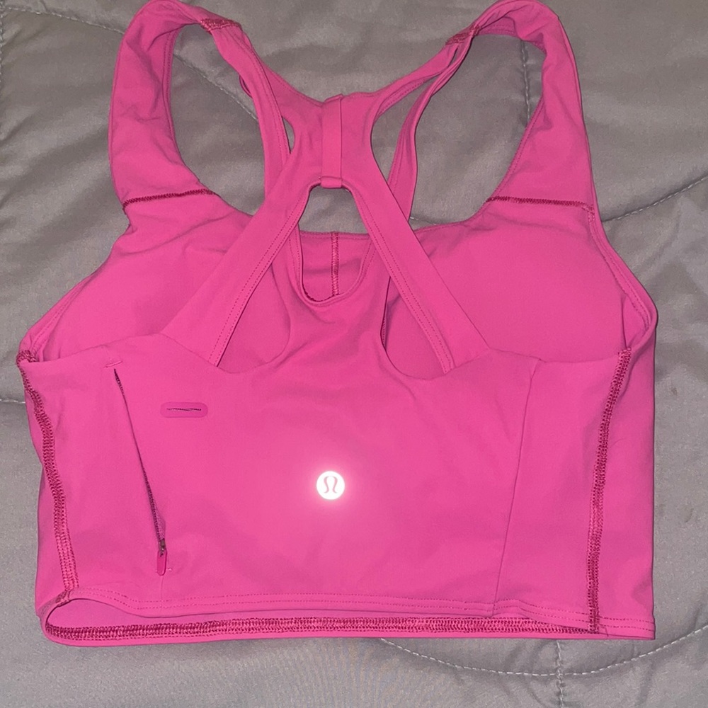 Lululemon Sonic Pink Stash it Bra
